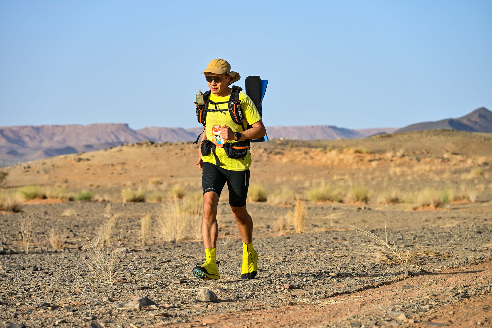 Галым на дистанции Marathon des Sables
